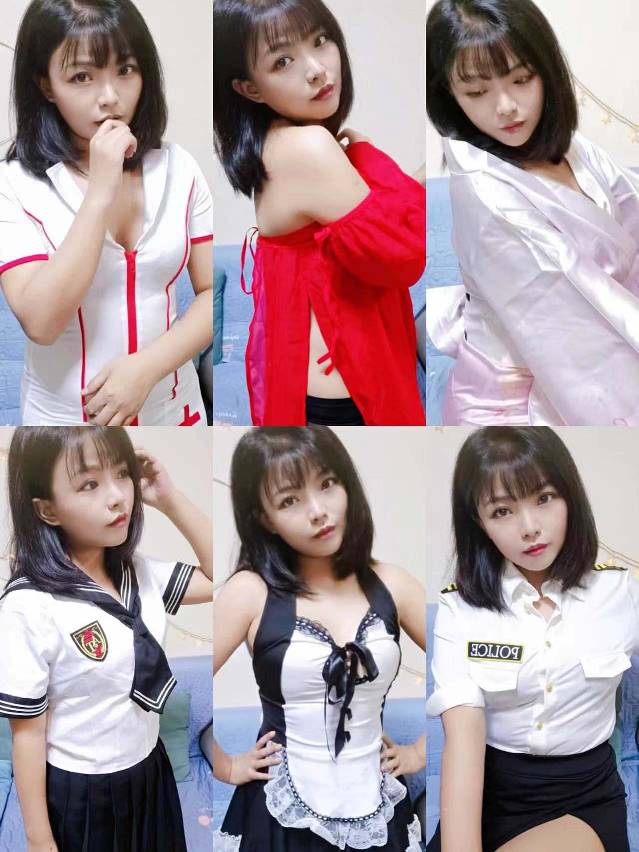 各种制服姿势满足你