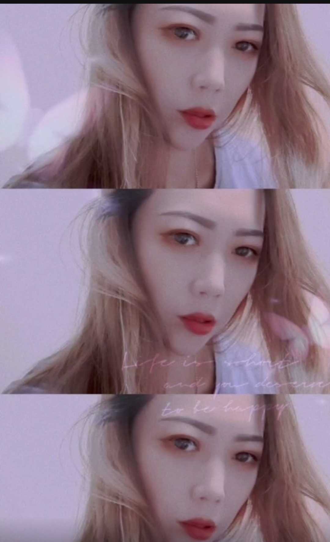 金发大波浪性感妹子