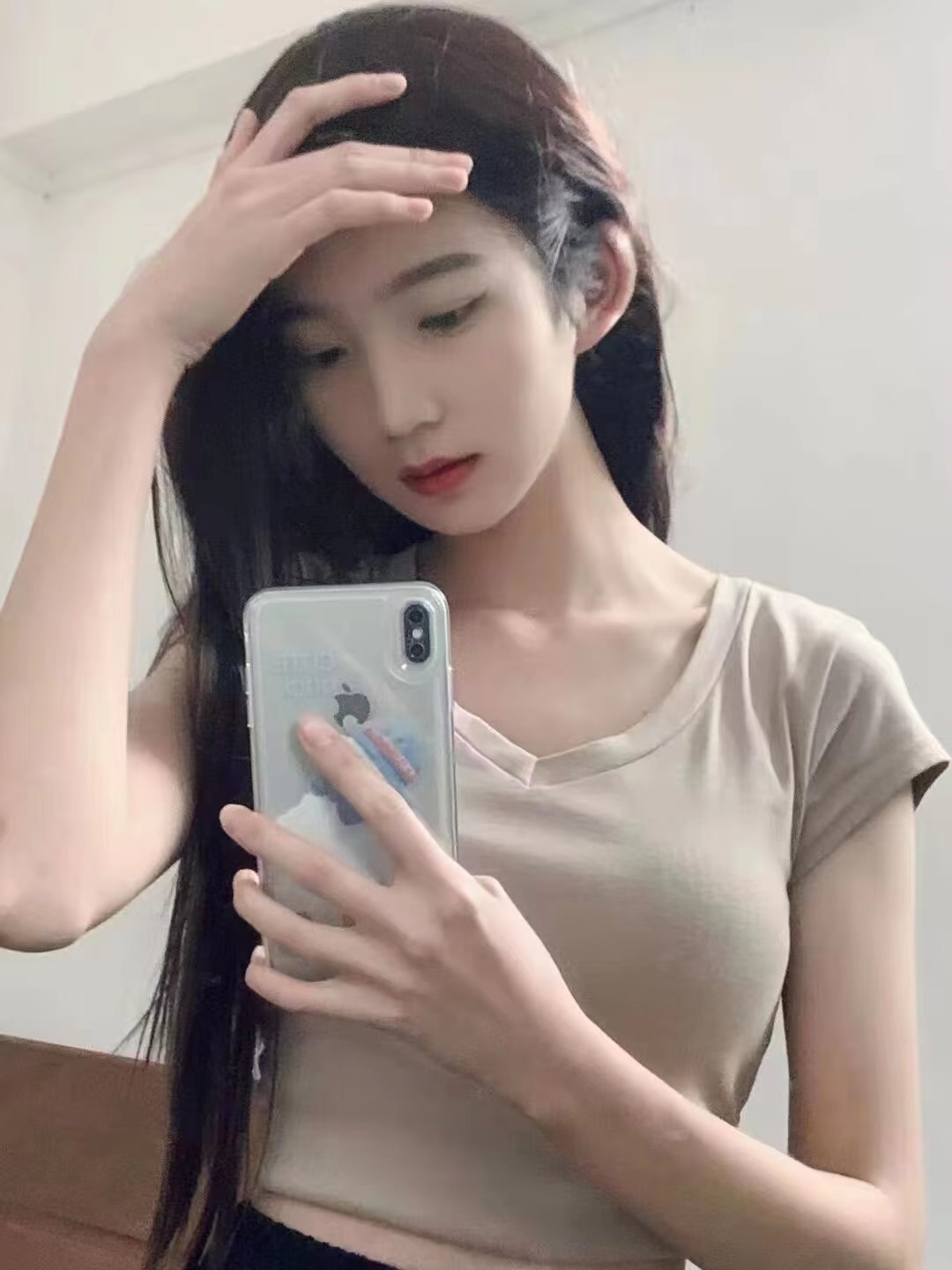 直接口的时候，那小表情真是欲仙欲死哈