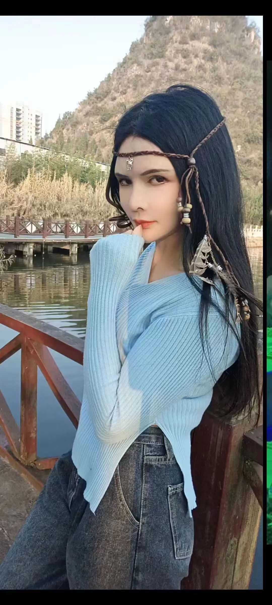 混血儿曼妮，天然大胸36c