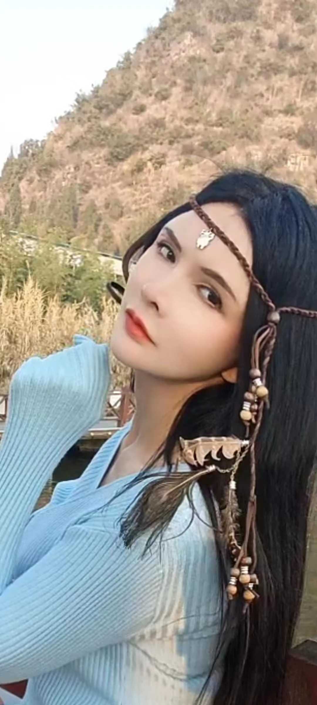 混血儿曼妮，天然大胸36c