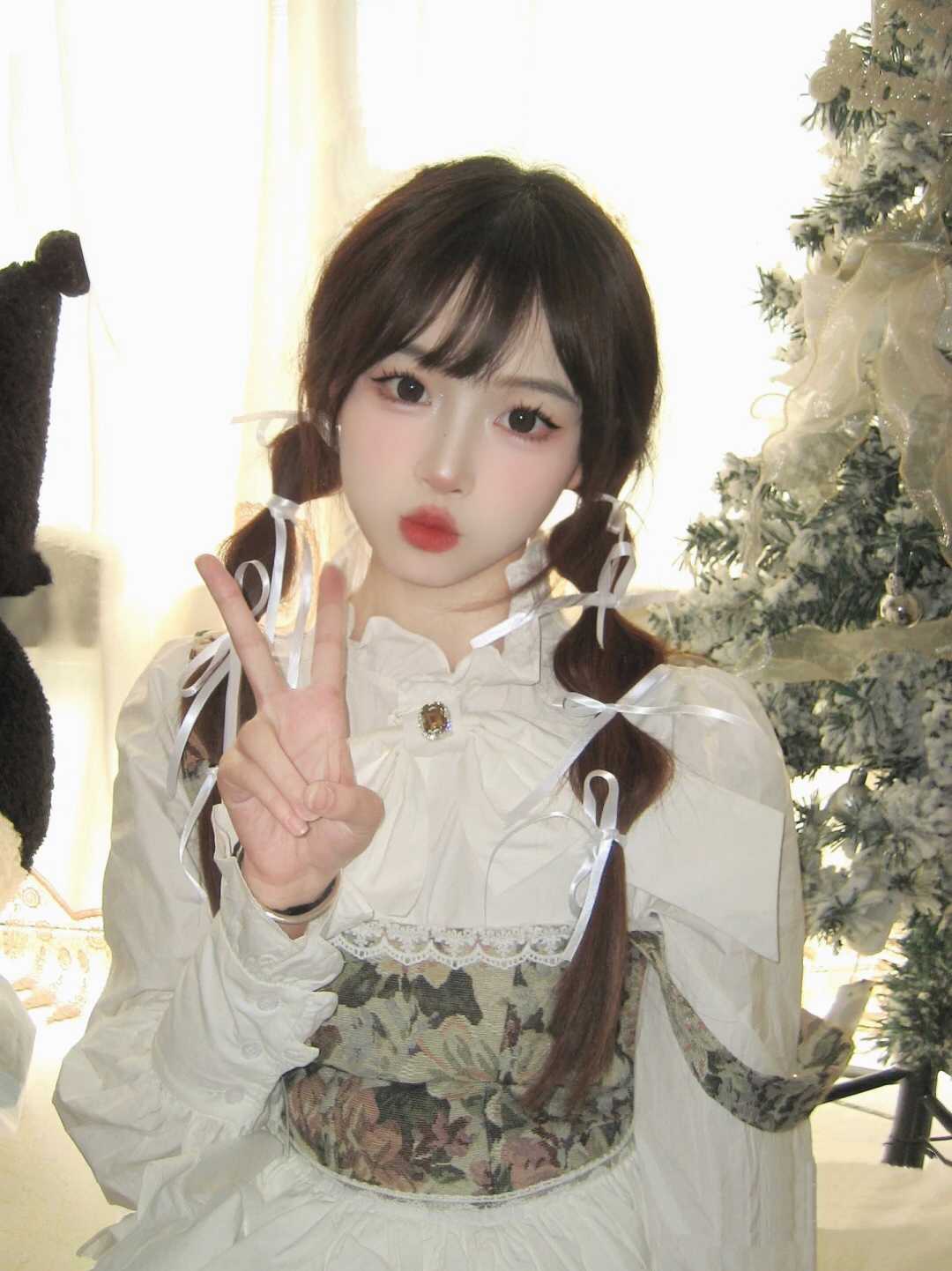 双马尾萝莉可三通