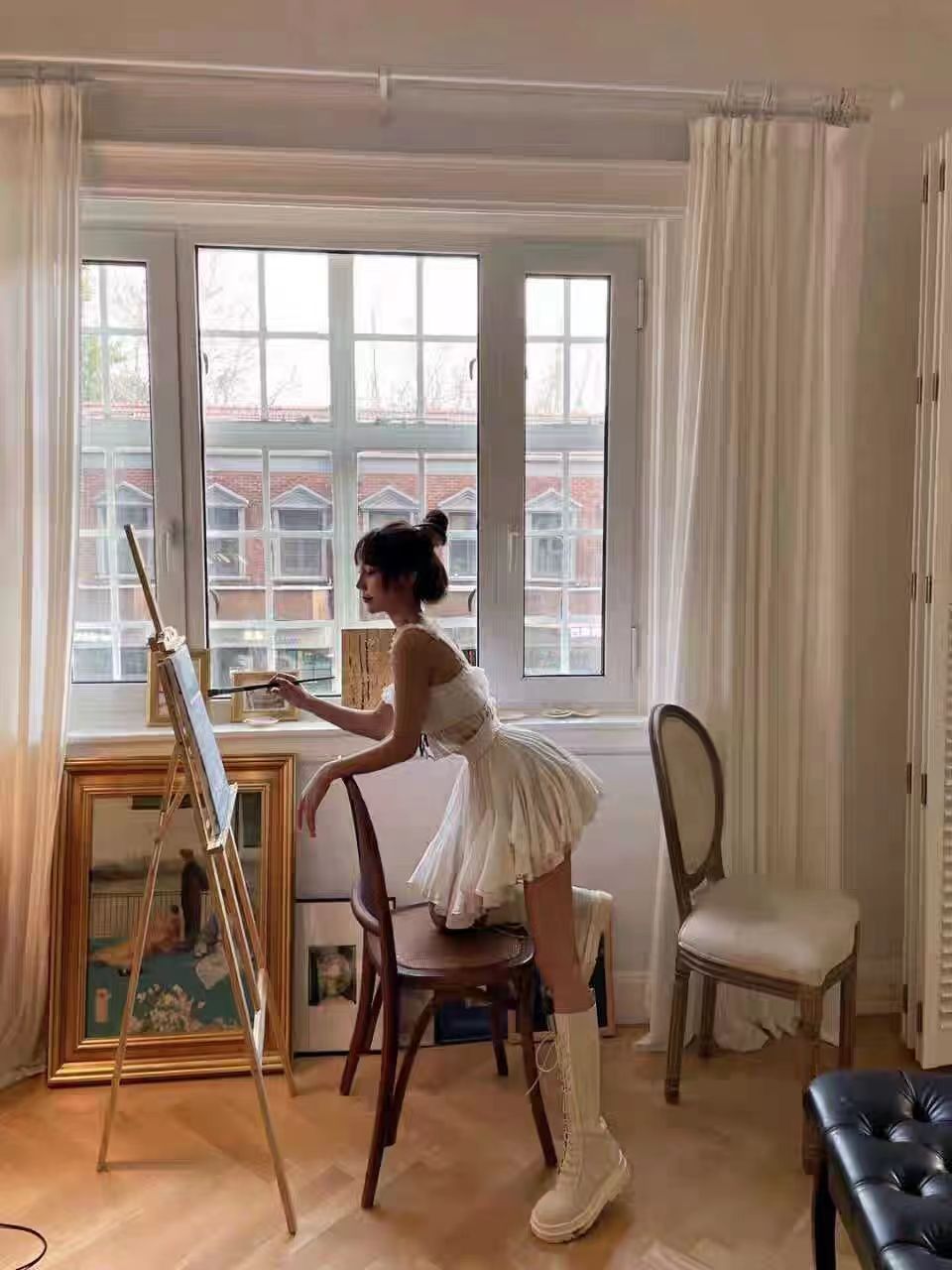 身材颜值一级棒的妹妹