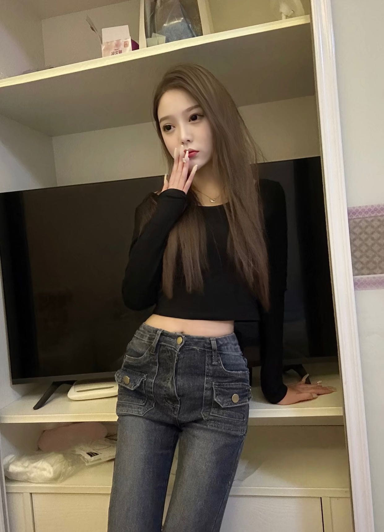 自己兼职的少数民族妹子