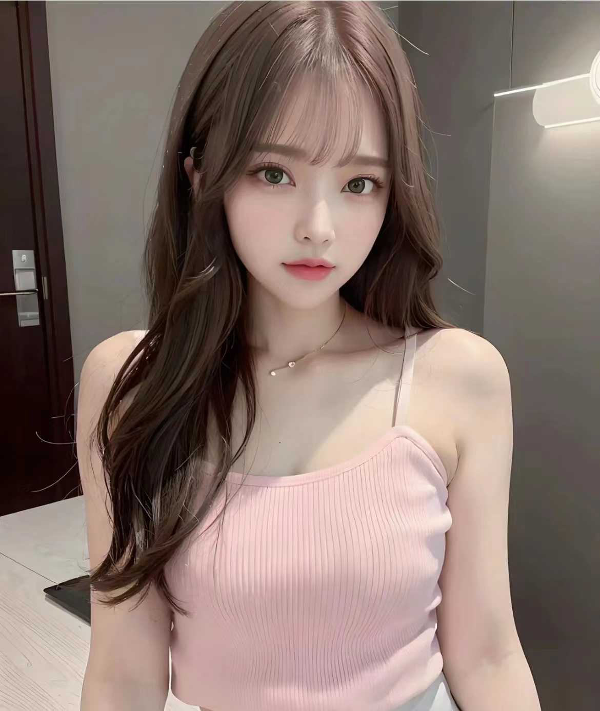 小御姐的感觉，肤白貌美