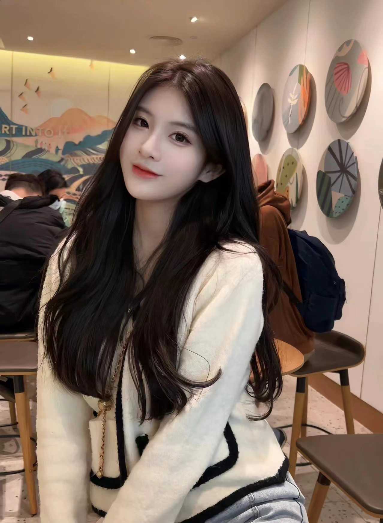 高挑美女，十足的炮架子