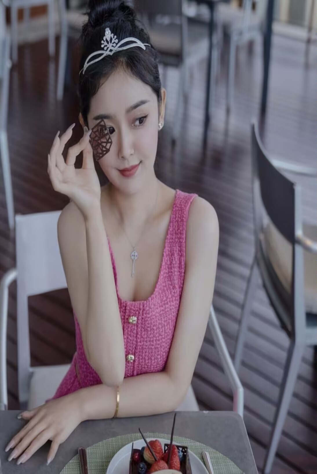 天河小妹三点带粉