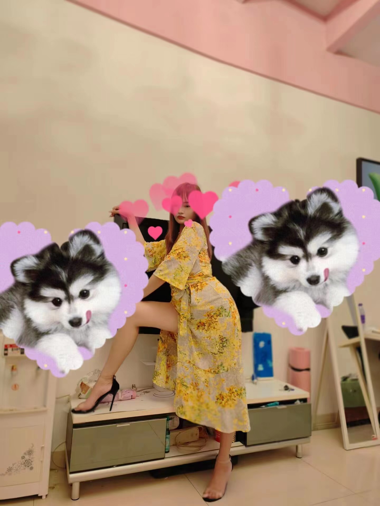 活泼开朗很不错的妹妹