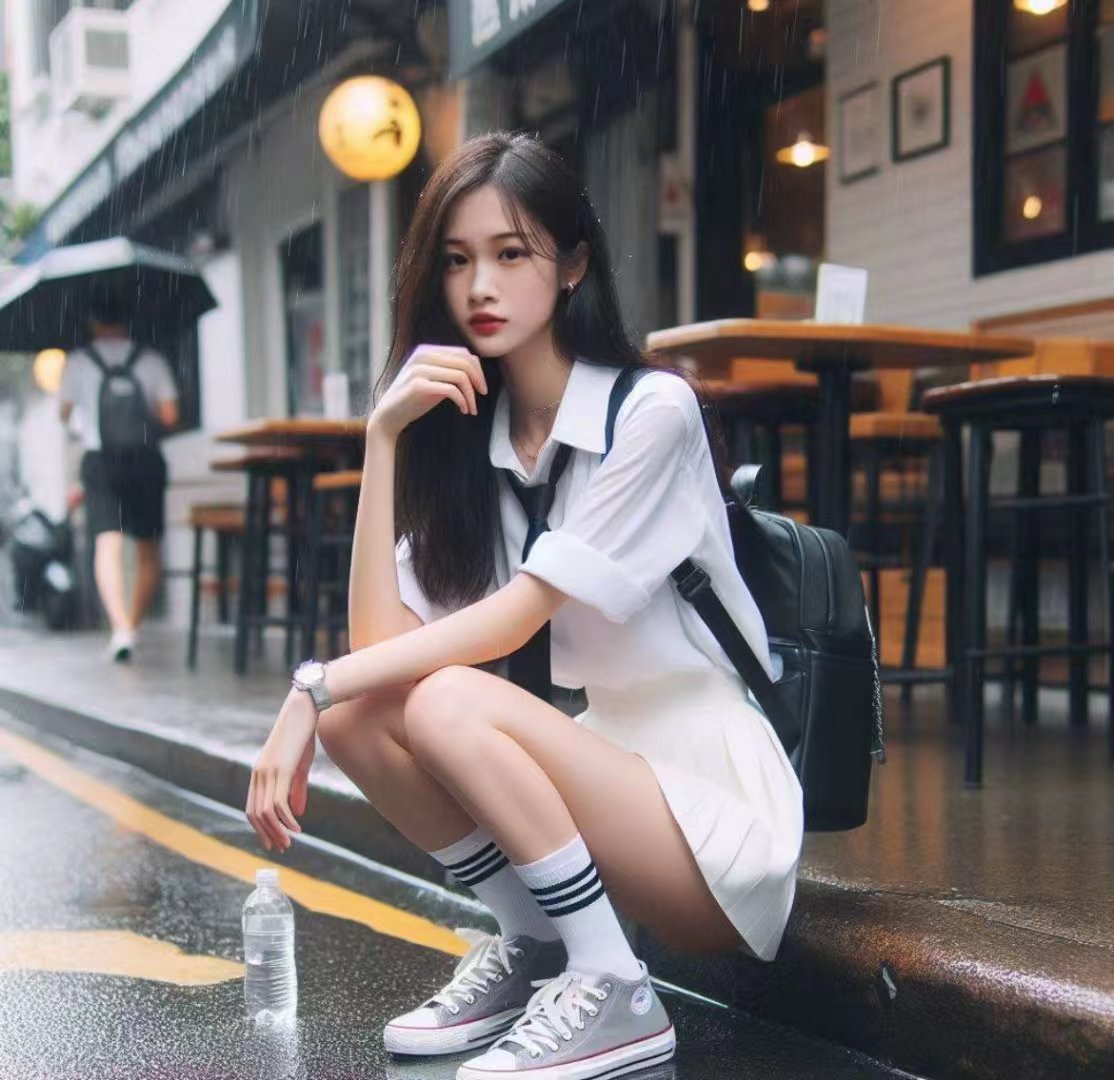 中日混血儿大二兼职甜甜圈