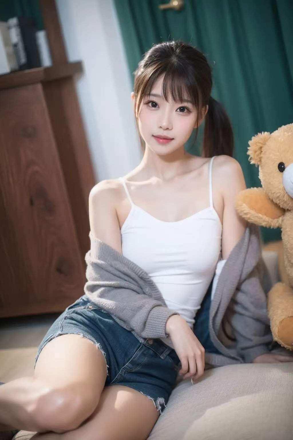 白嫩乖巧小甜妹七七