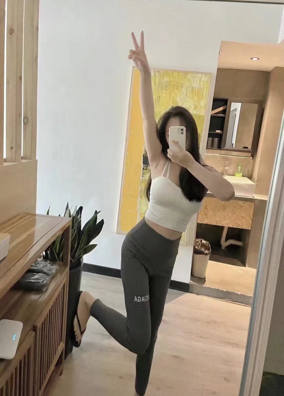 江宁瑜伽裤甜妹丫丫