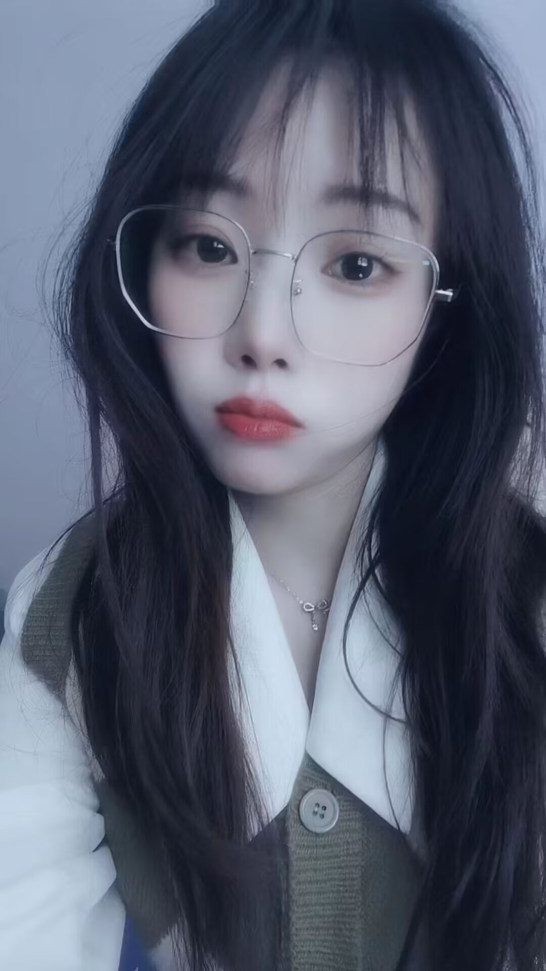 惠山白嫩眼镜甜妹萌萌