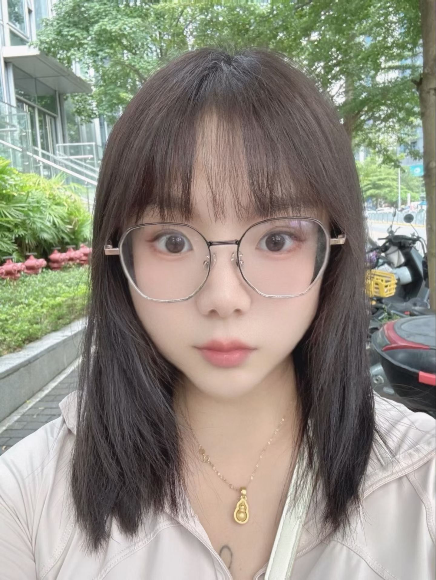 深圳龙岗布吉眼镜反差妹