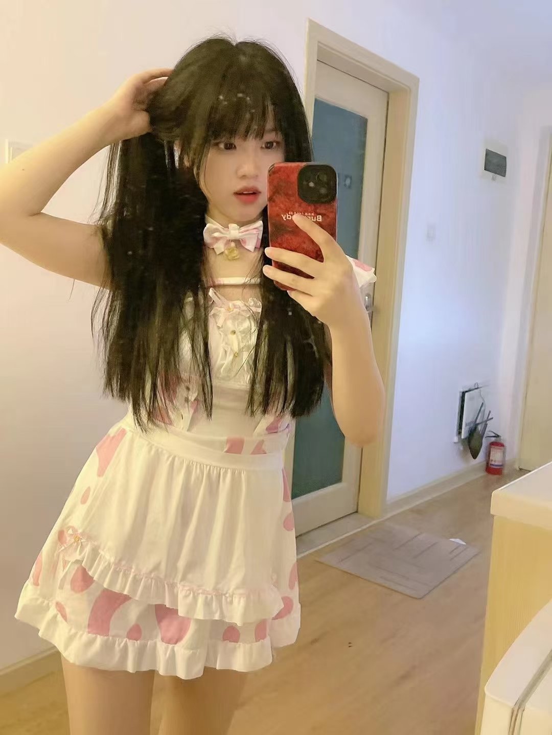 花都甜甜 身材娇小 卡哇伊 黑丝制服 非常顶