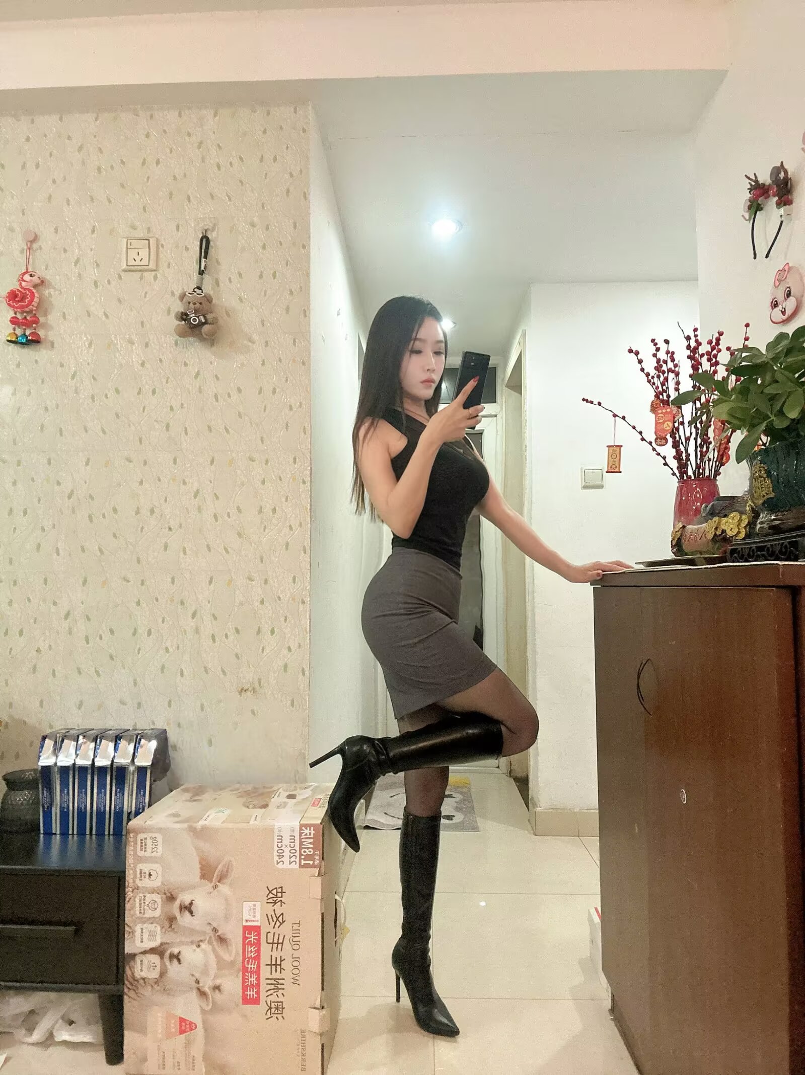 性感御姐，大长腿