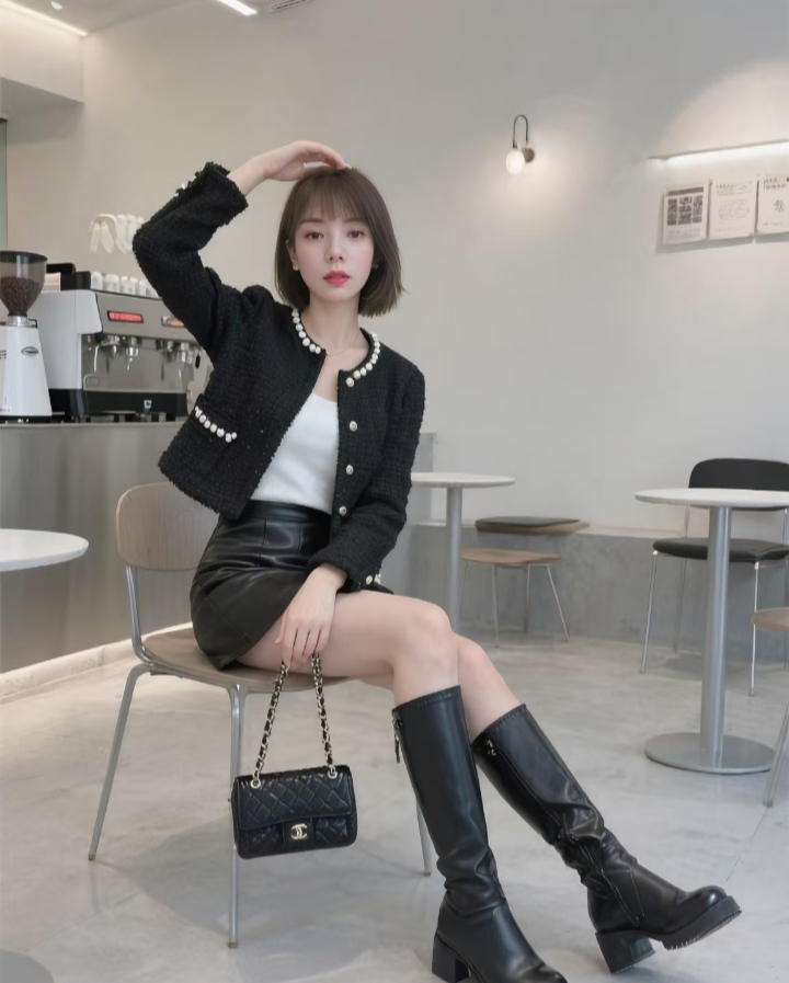 未央短发御姐叶子