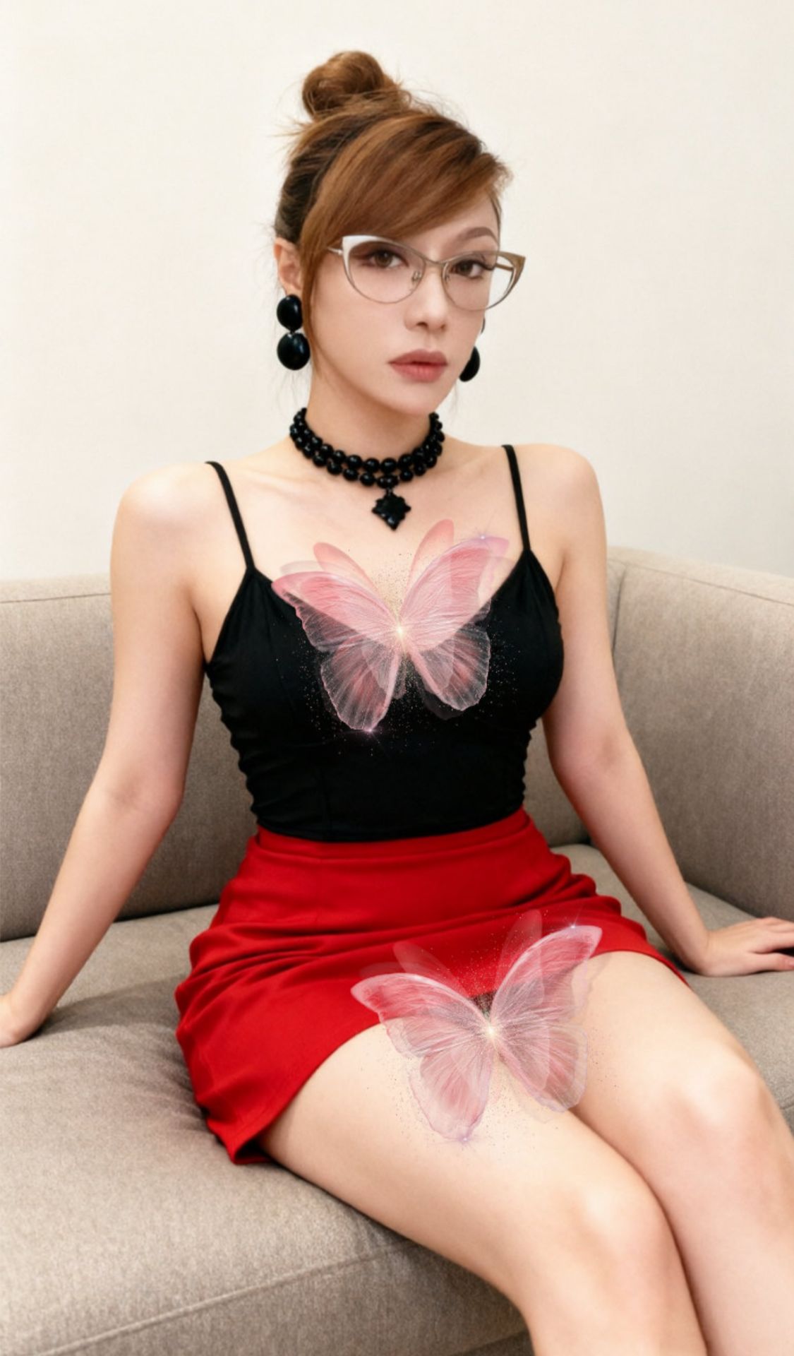 越秀北京路璐瑶 酷似西域性感混血女孩 高挑女人味十足