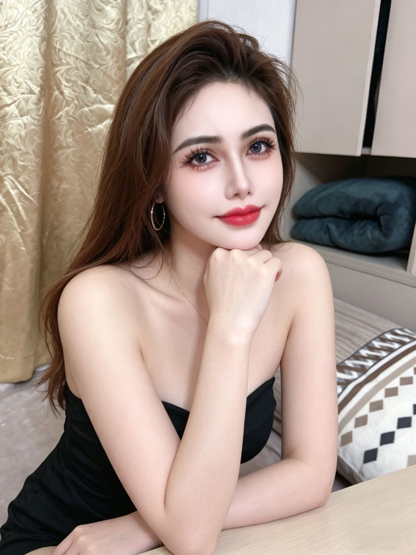 梅花园小爱 西域混血女孩 很湿润 很紧致 该有的都有